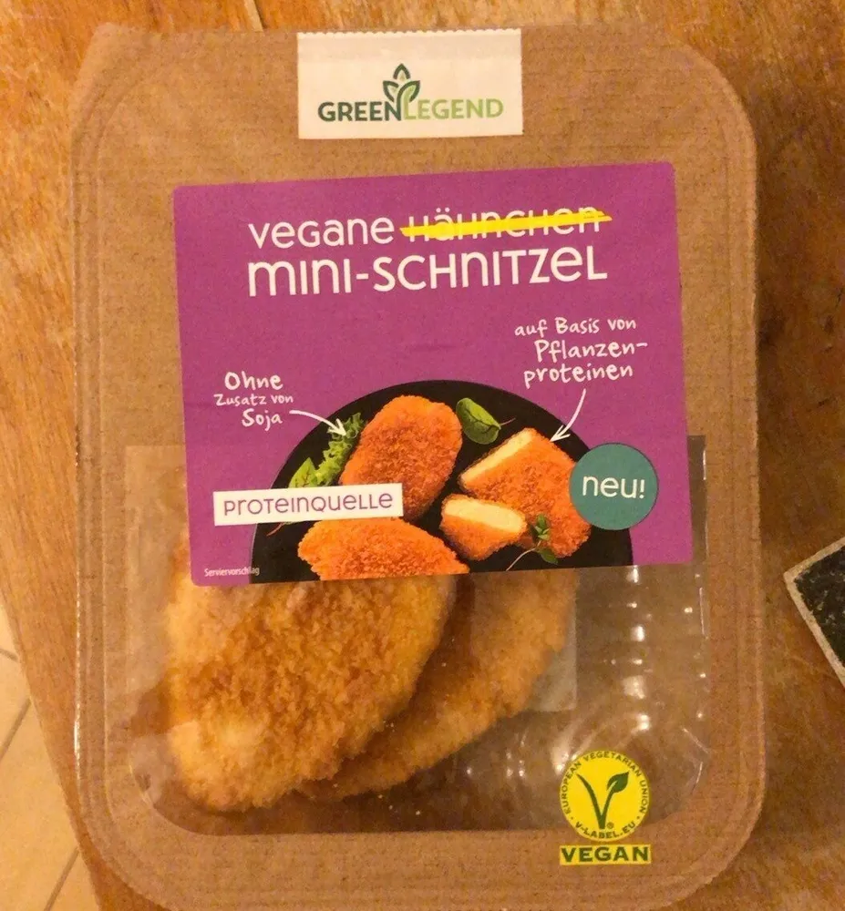 Vegane mini-schnitzel