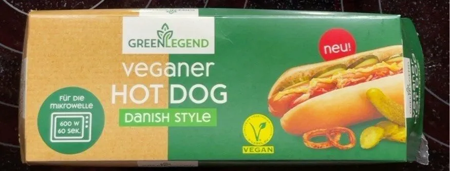 Veganer Hotdog