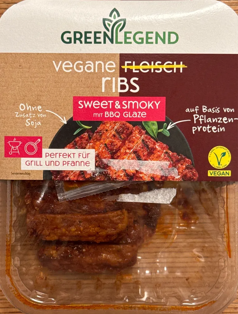 Vegane Ribs sweet & smoky