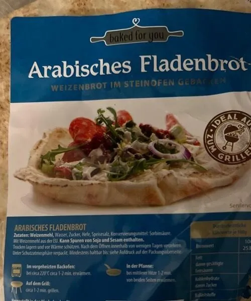 Arabisches Fladenbrot