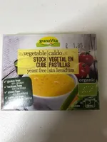 Caldo vegetal ecológico sin levadura bajo sal,