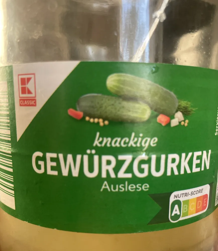 knackige Gewürzgurken