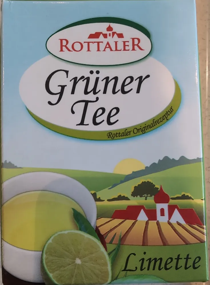 Grüner Tee Limette