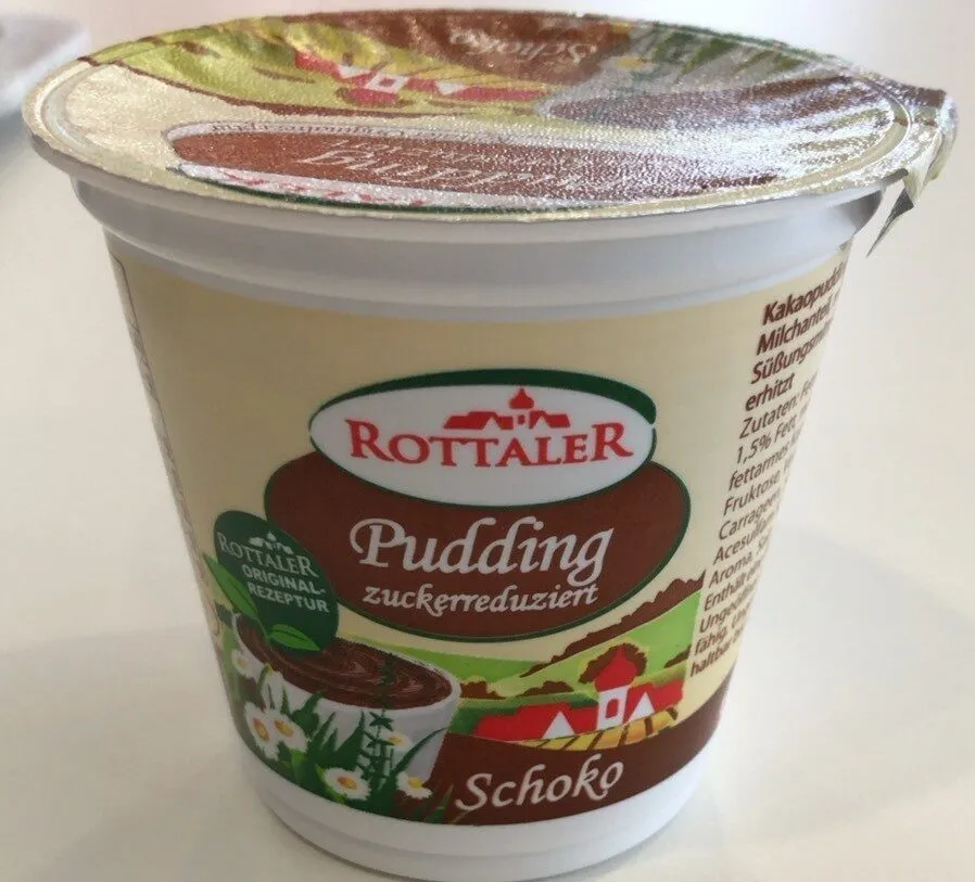 Pudding zuckerreduziert