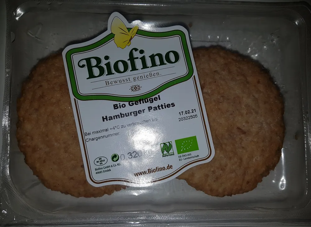 Bio Geflügel Hamburger Patties