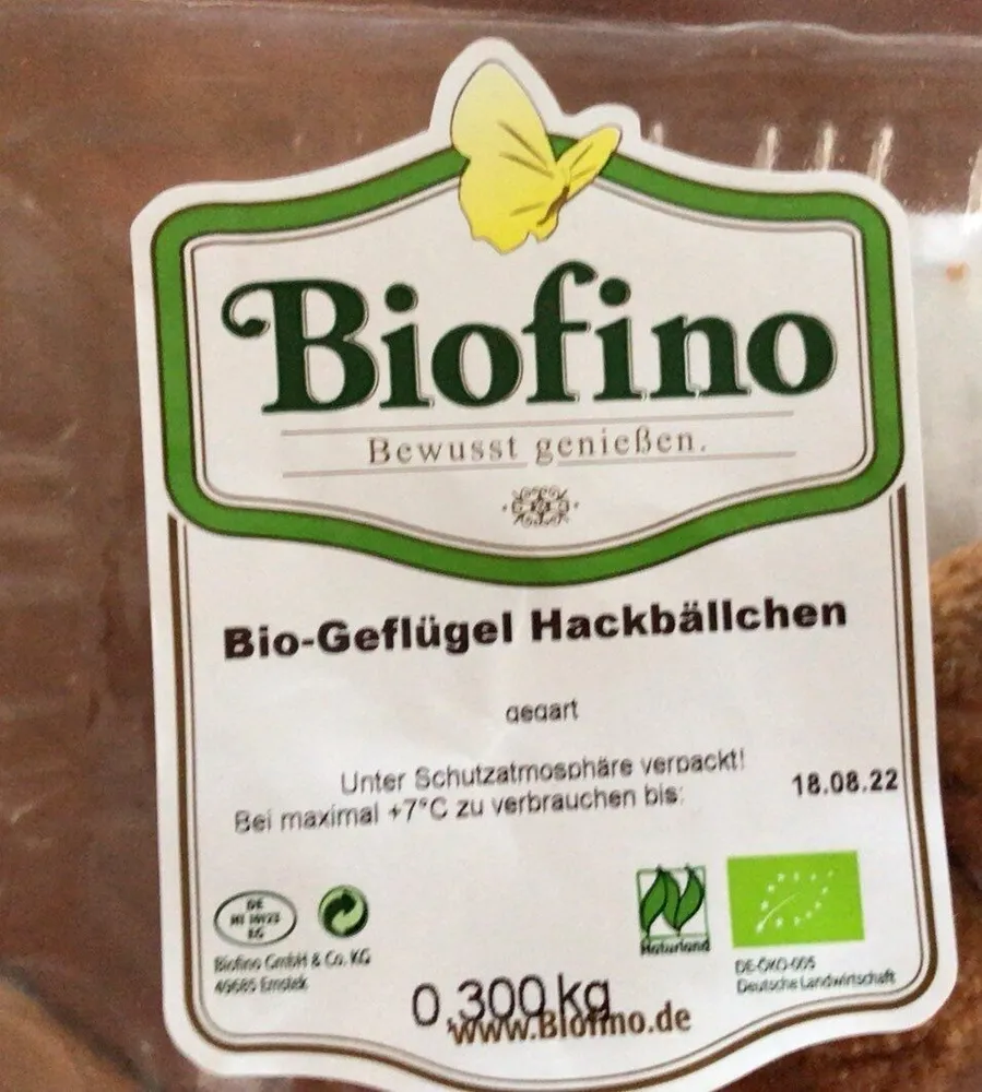 Bio-geflügel Hackbällchen