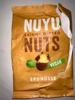 Nuyu Skinny Dipped Nuts Vegane Schoko Erdnüssw