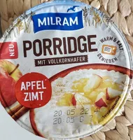Porridge mit Vollkornhafer Apfel-Zimt