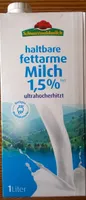haltbare fettarme Milch 1,5% Fett