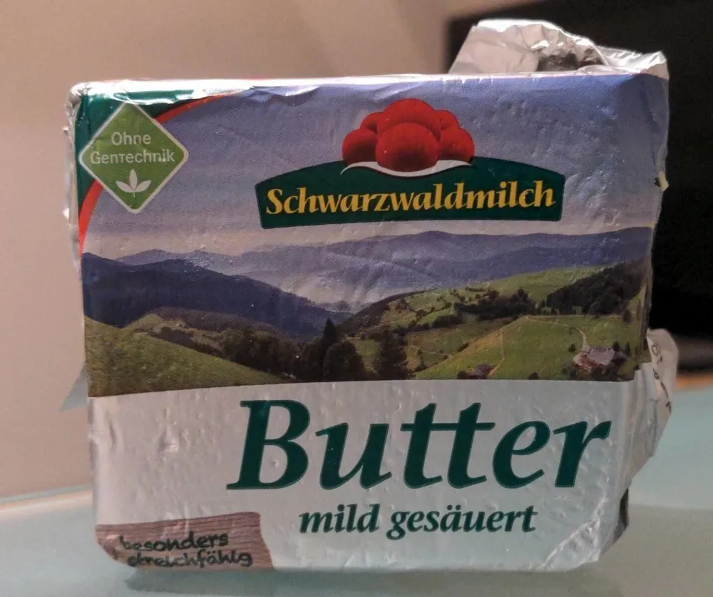 Butter mild gesäuert