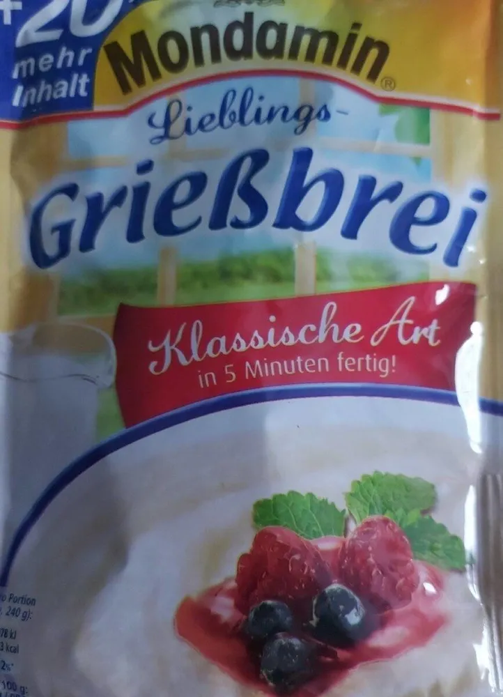 Grießbrei Klassische Art