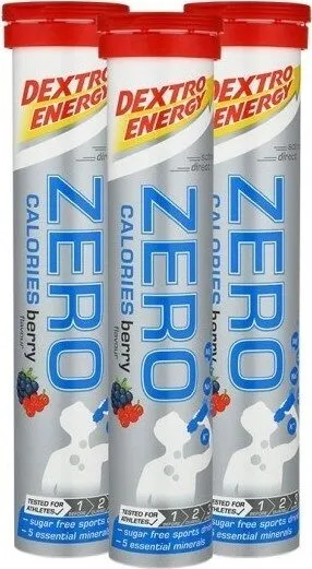Dextro Energy Zero Calories, Beere, 3 X