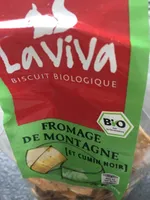 Biscuit bio fromage de montagne et cumin noir