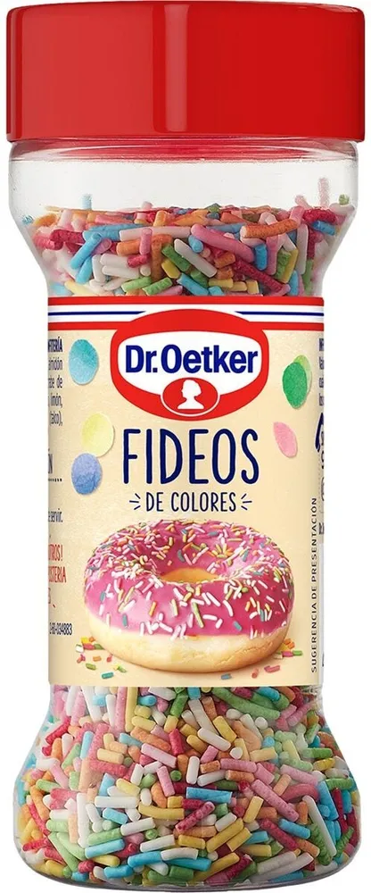 Fideos de colores