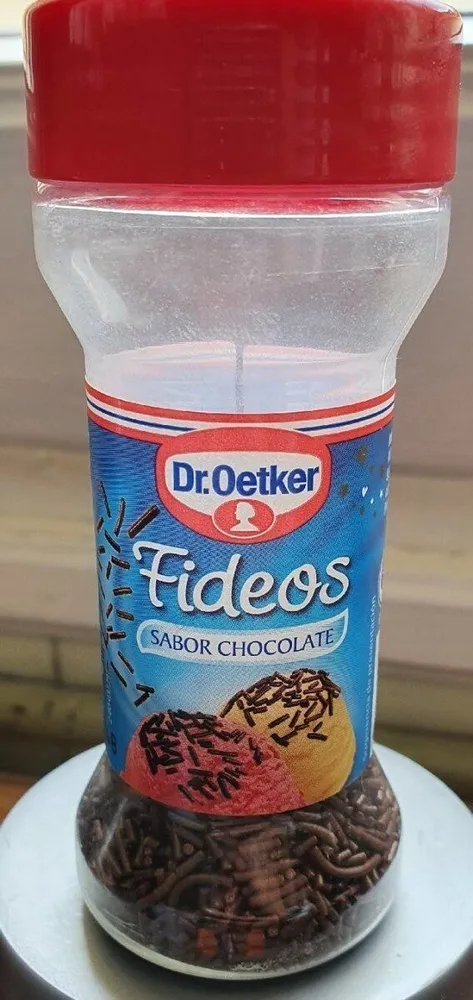 Fideos sabor chocolate
