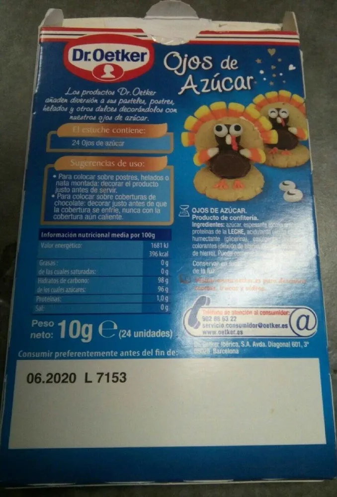 Ojos de azúcar