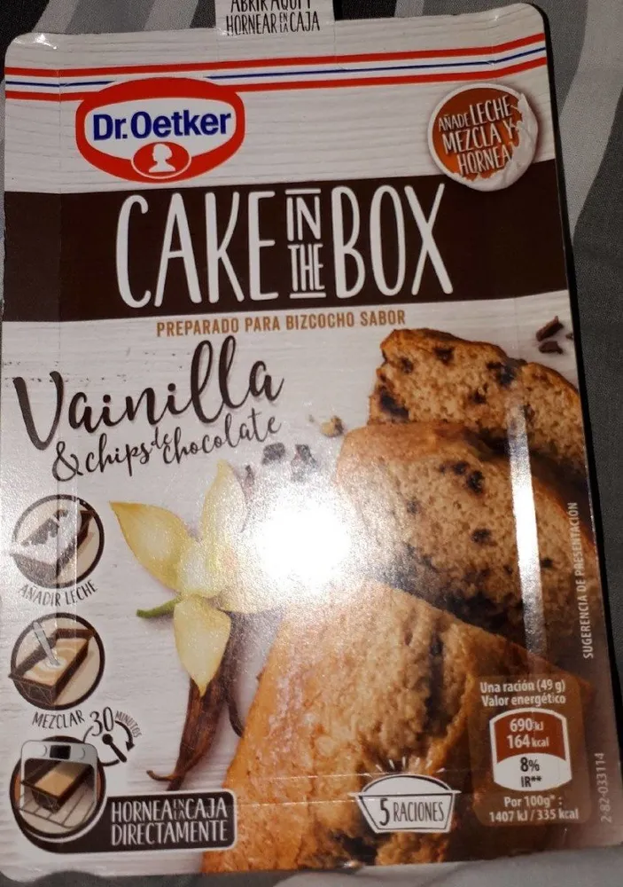 Cake in the box vanilla