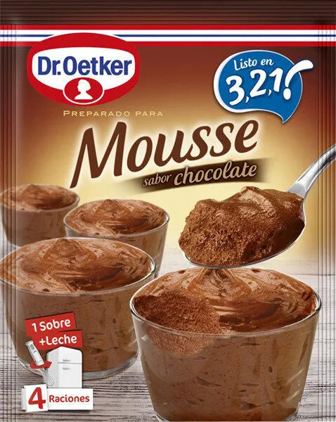 Preparado para mousse de chocolate