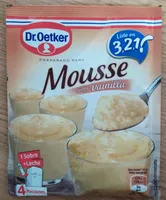 Preparado para mousse de vainilla