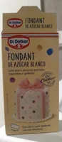 Fondant de azúcar blanco