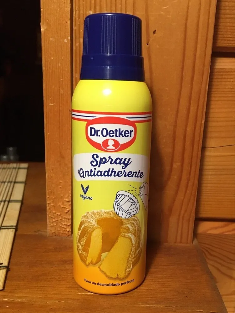 Spray antiadherente