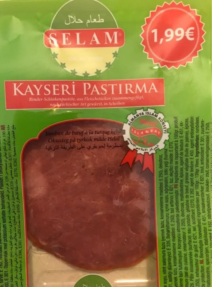 Kayseri Pastirma