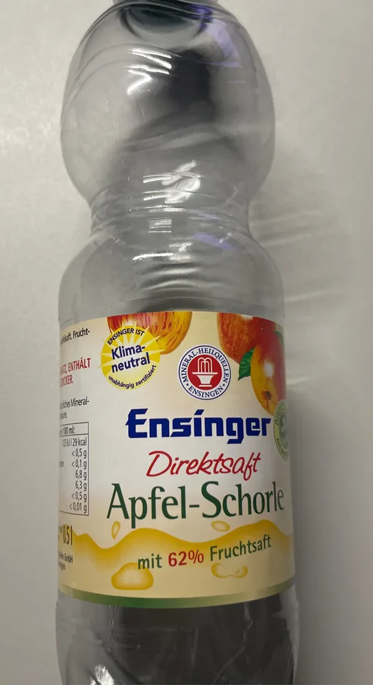 Ensinger Direktsaft Apfel schorle