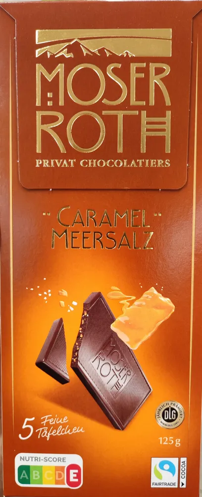Zartbitterschokolade - Caramel-Meersalz