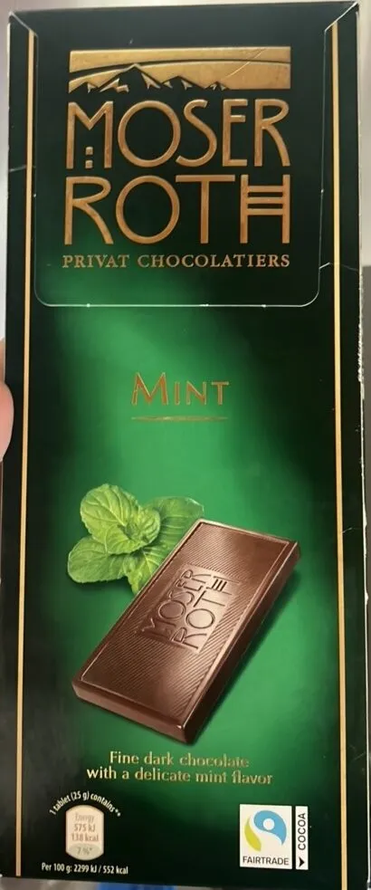 Chocolate de menta