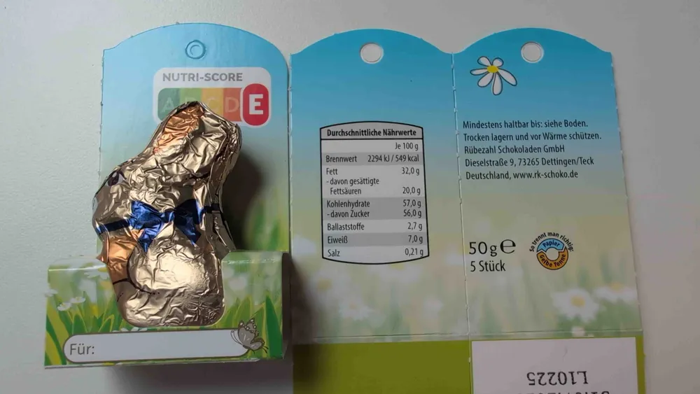 Mini-Schokohasen
