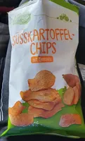 Bio-Süßkartoffelchips mit Meersalz