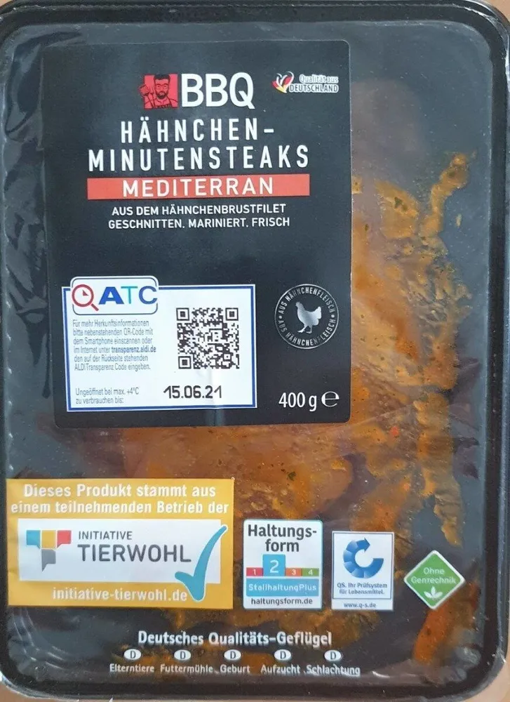 Hähnchen-Minutensteaks Mediteran