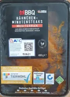 Hähnchen-Minutensteaks Mediteran