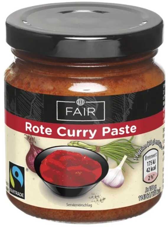 ALDI FairTrade Rote Curry Paste 195g