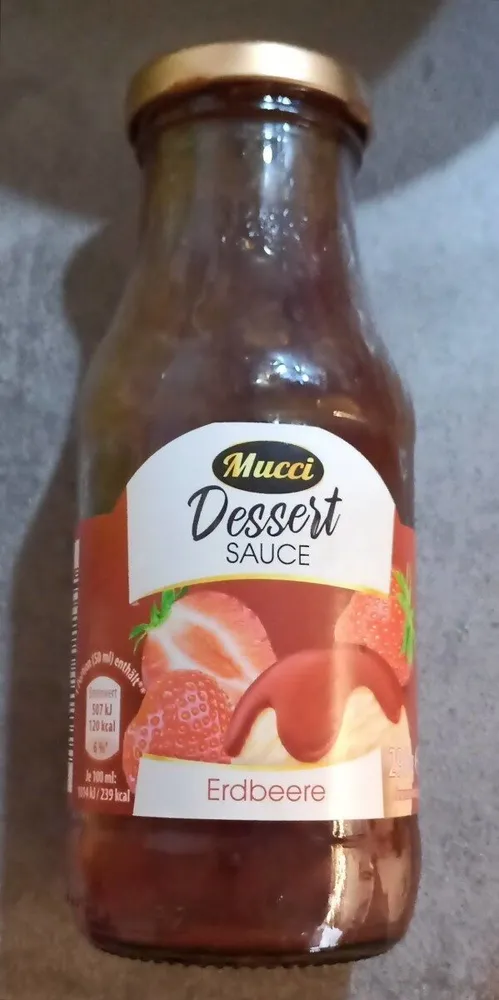 Dessertsauce Erdbeere