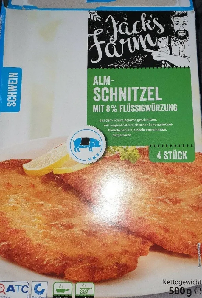 Almschnitzel, 4 Stück