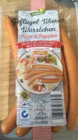 Geflügel Wiener Würstchen