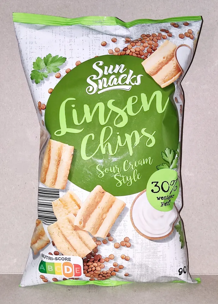 Linsen-Chips - Sour Cream Style