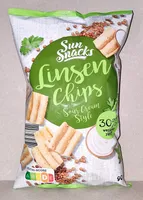 Linsen-Chips - Sour Cream Style