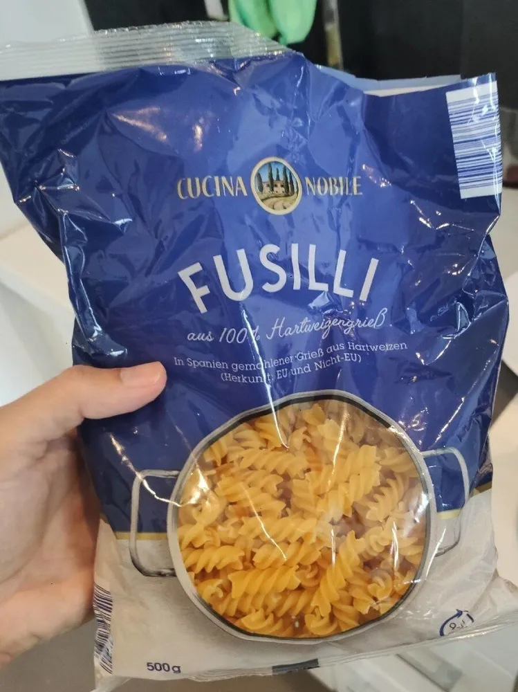 Nudeln Fusilli