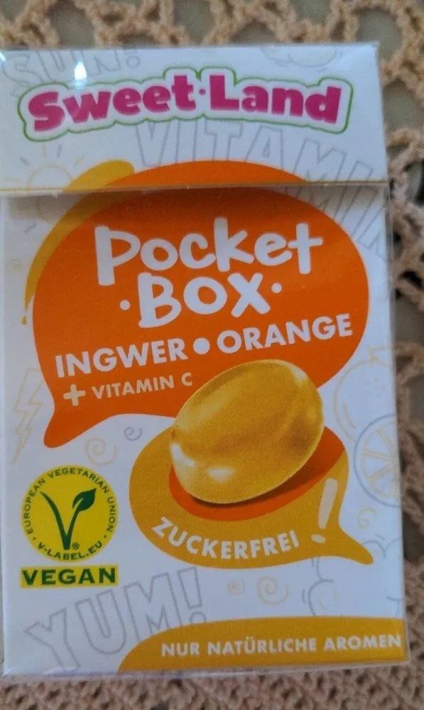 Pocket Box Ingwer orange