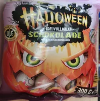 Halloween Edelvollmilch-Schokolade mit Kakocremefüllung