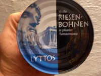 Weiße Riesenbohnen in pikanter Tomatensoße