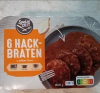 6 Hackbraten in Delikater Sauce