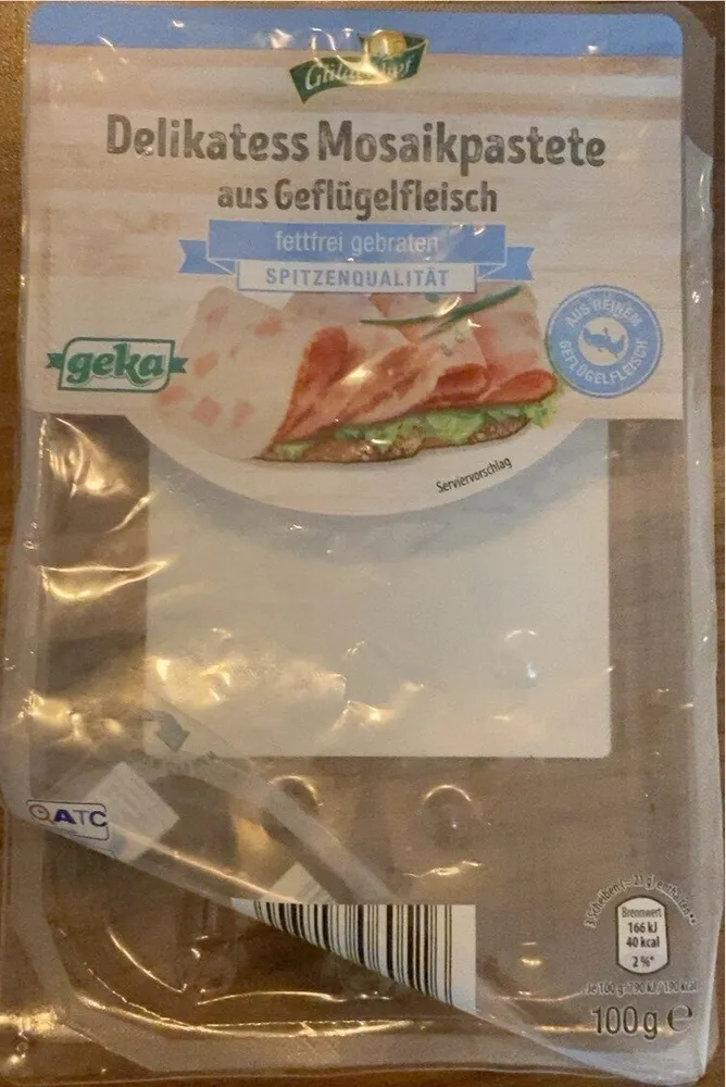 Delikatesse mosaikpastete
