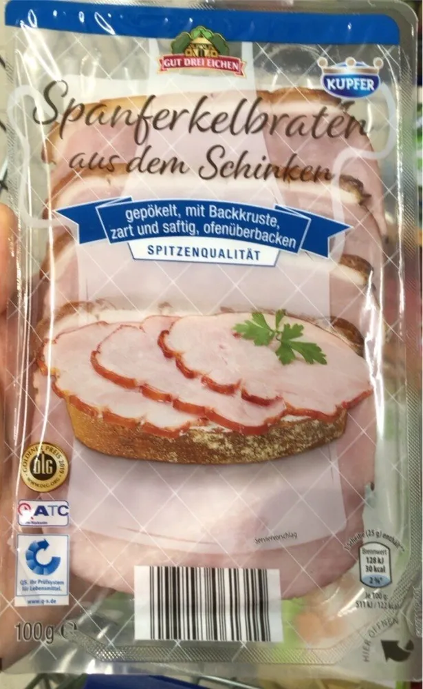 Spanferkelbraten aus dem Schinken