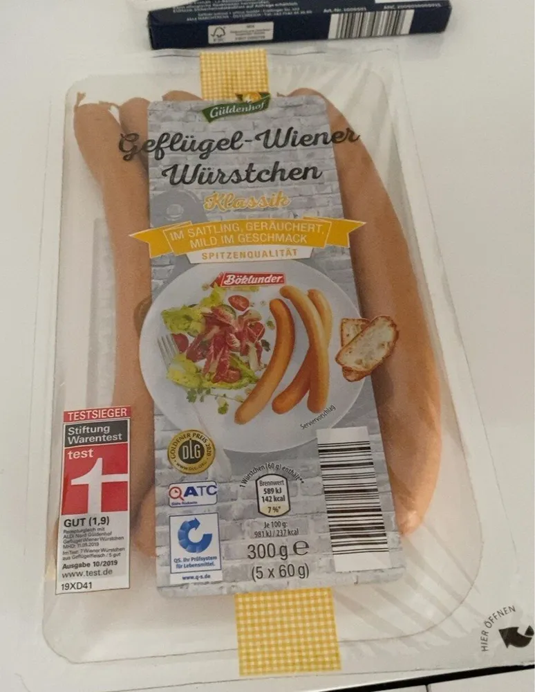 Geflügel- Wiener Würstchen