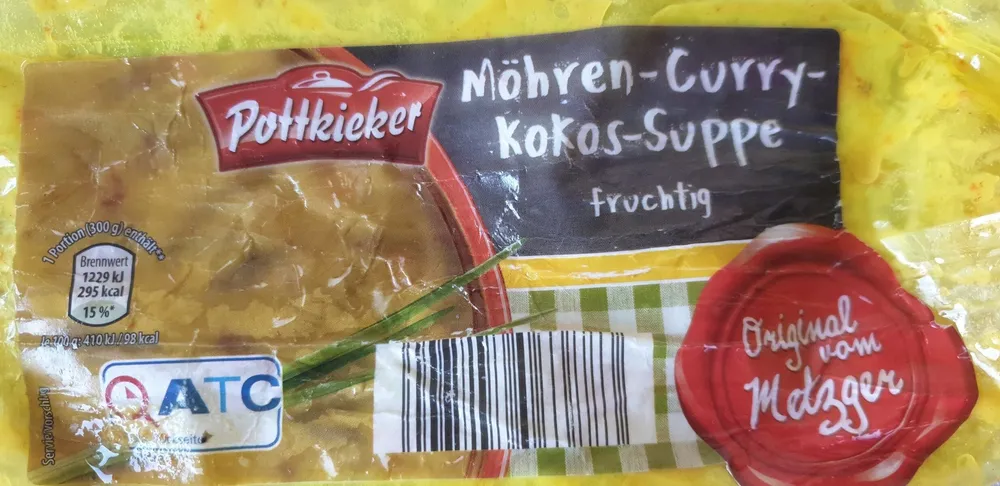 Möhren-Curry-Kokos-Suppe