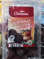 Rum balls with chocolate sprinkles