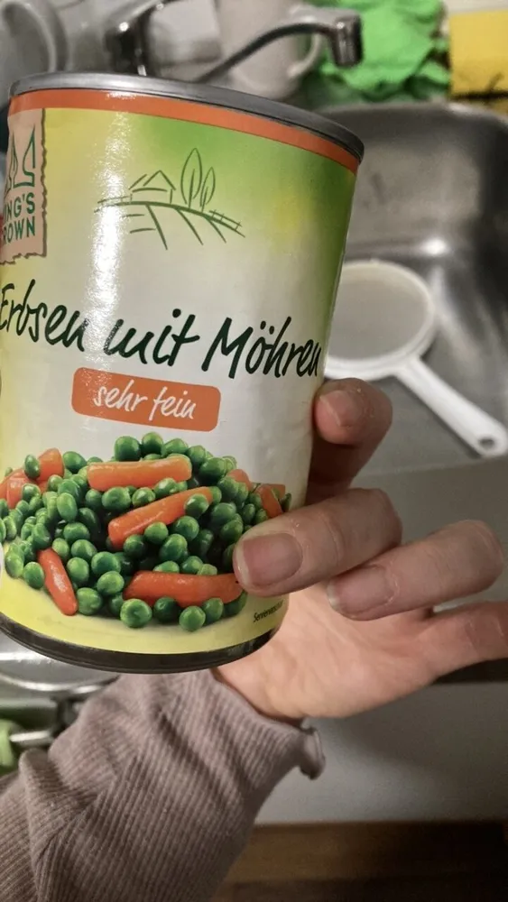 Erbsen und Möhren